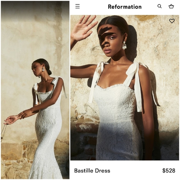Reformation Dresses & Skirts - Reformation Bastille Bridal Lace Dress